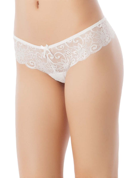 Women's Underwear Tanga Undies Eyelet Lace See Through String Low Rise Thongs