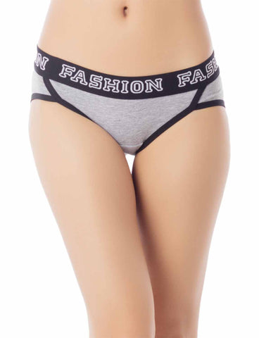 iB-iP Women's Comfort Soft Cotton Sports Fashion Briefs Low Rise Hipster Panties
