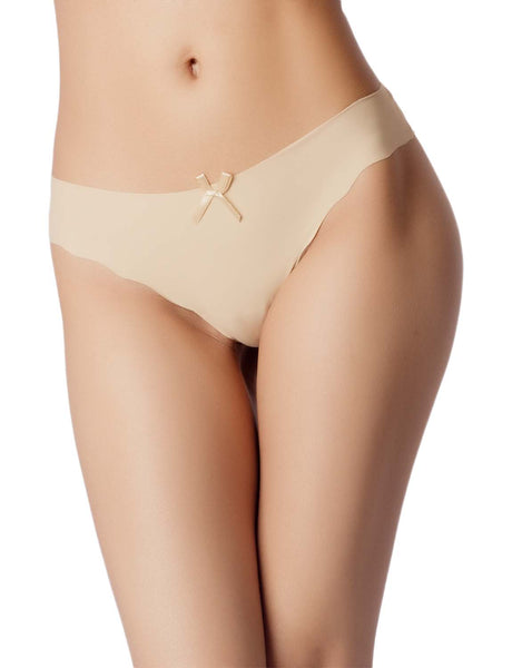 Women's Breathable Brazilian Knickers Thongs Leopard Nude Color Underwear