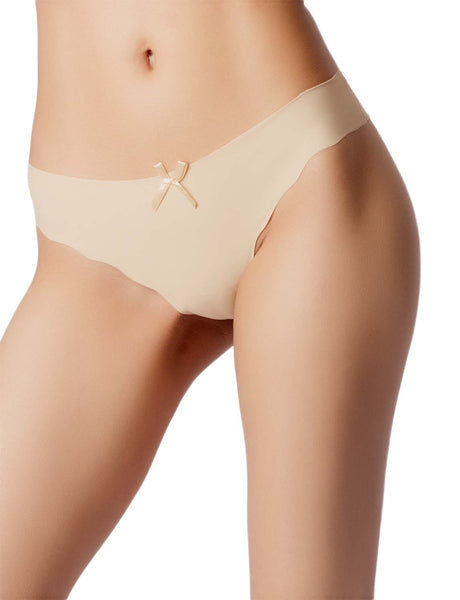 Women's Breathable Brazilian Knickers Thongs Leopard Nude Color Underwear