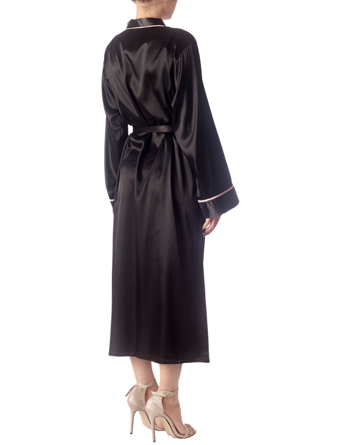 Women's Satin Long Sleeve Classic Fashion Stylish Long Robe