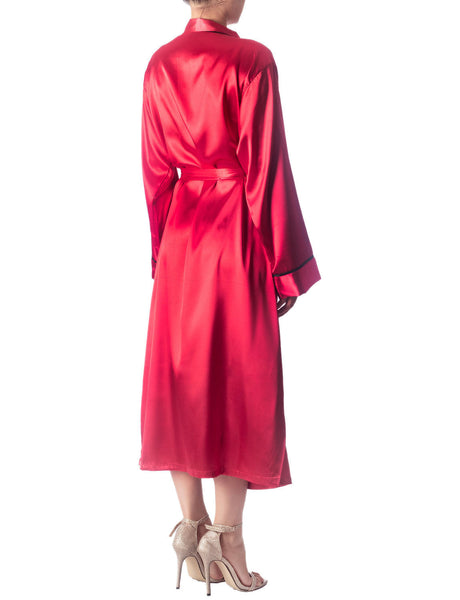 Women's Satin Long Sleeve Classic Fashion Stylish Long Robe