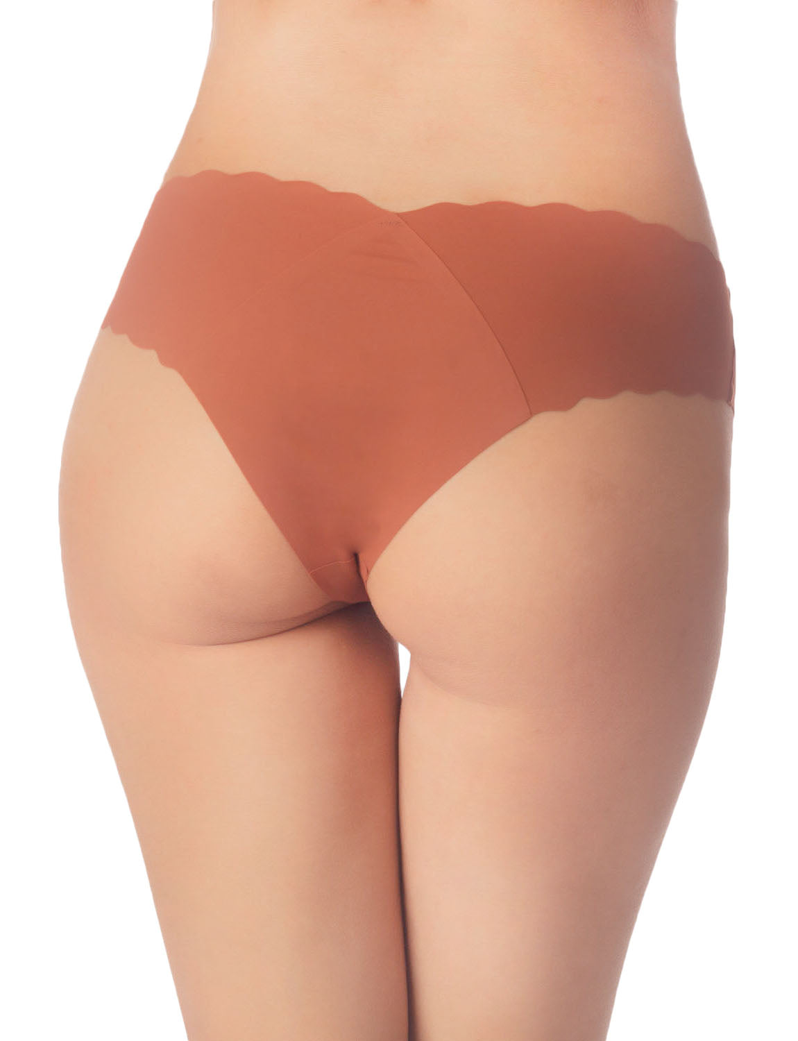 Women's Underwear V-shape Waist Stretchy Seamless Low Rise Brief Panties