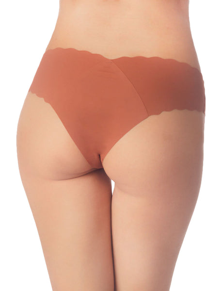 Women's Underwear V-shape Waist Stretchy Seamless Low Rise Brief Panties