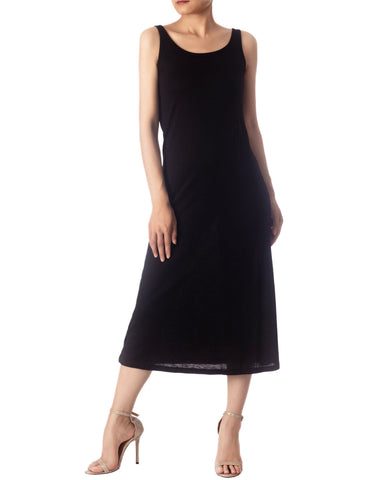 iB-iP Women's Modal Cozy Crew Neck Sleeveless Long Full Slip