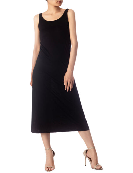 Women's Modal Cozy Crew Neck Sleeveless Long Full Slip