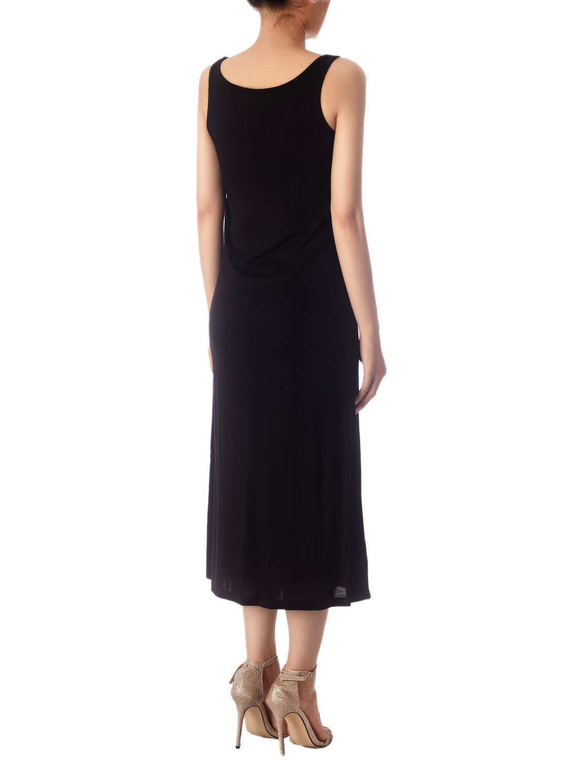 Women's Modal Cozy Crew Neck Sleeveless Long Full Slip