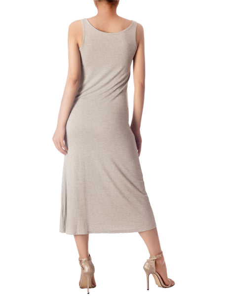 Women's Modal Cozy Crew Neck Sleeveless Long Full Slip