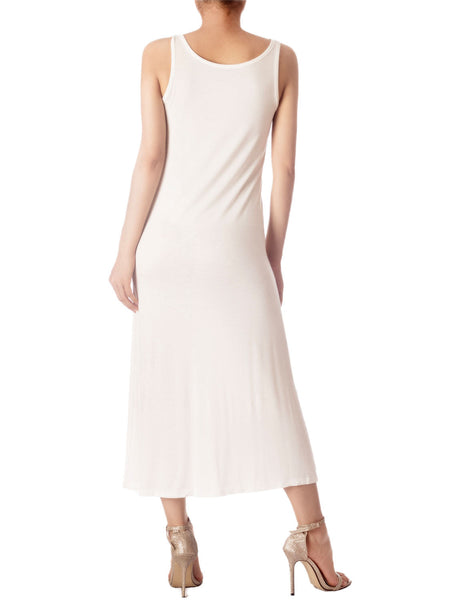 Women's Modal Cozy Crew Neck Sleeveless Long Full Slip