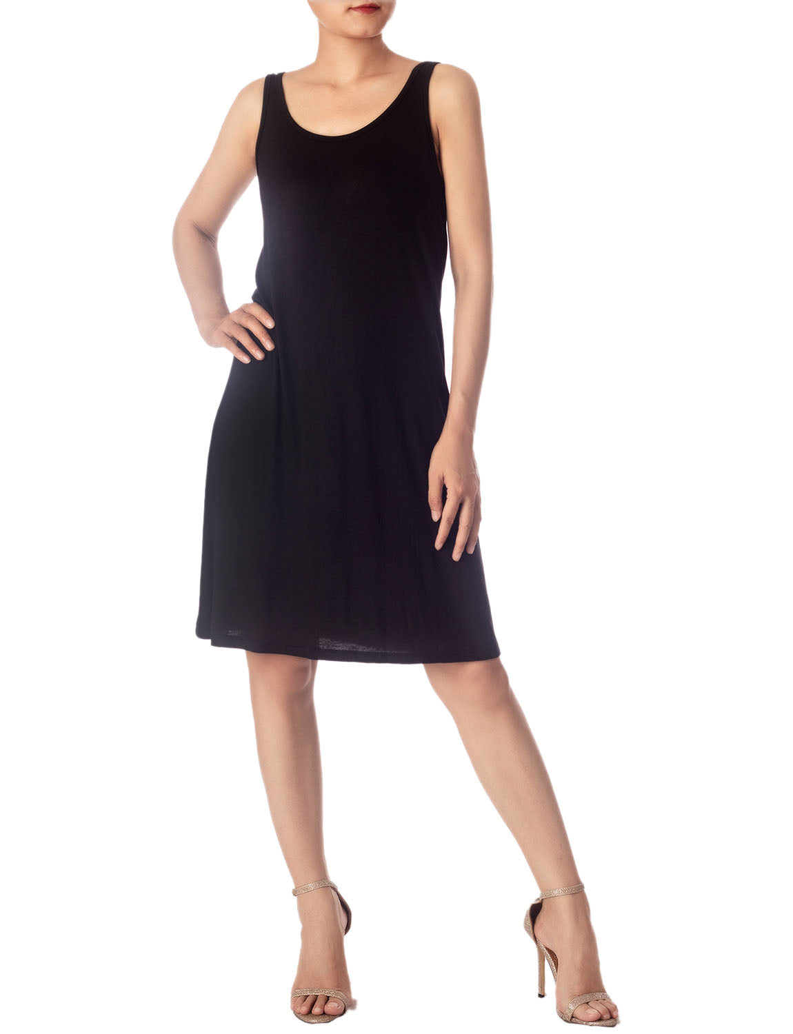 Women's Modal Cozy Sleeveless Knee Length Full Slip