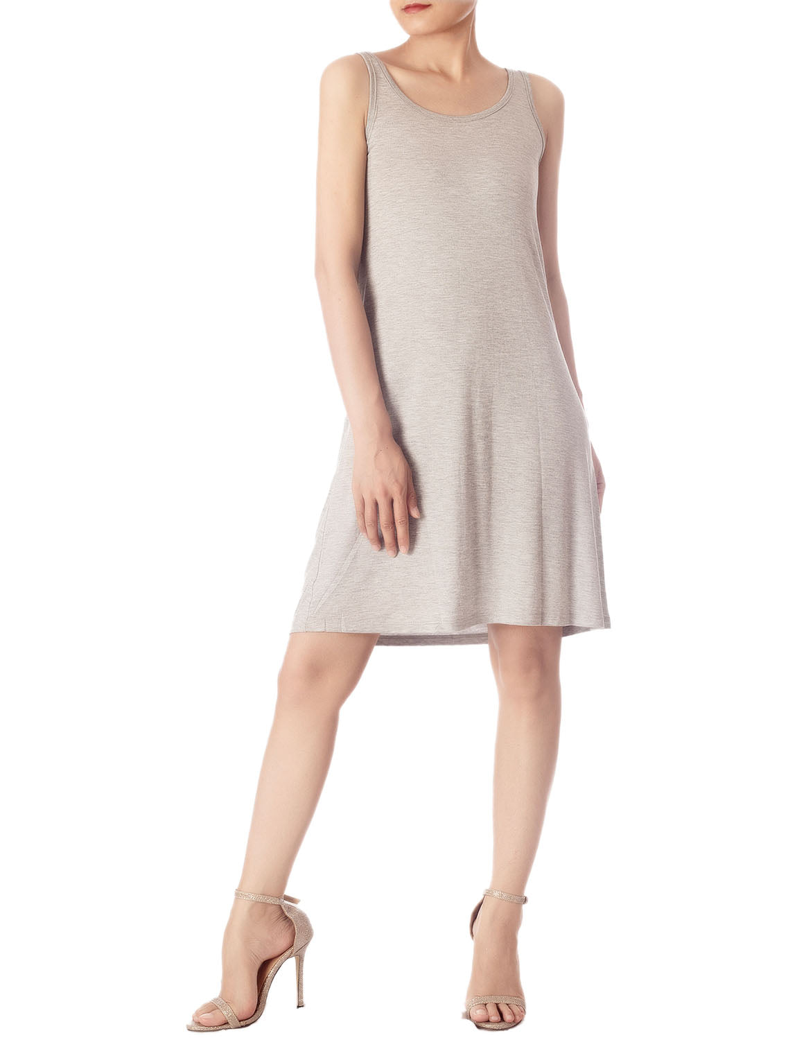 Women's Modal Cozy Sleeveless Knee Length Full Slip