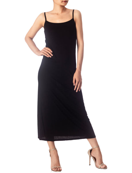 Women's Modal Cozy Long Sleeveless Spaghetti Strap Full Slip
