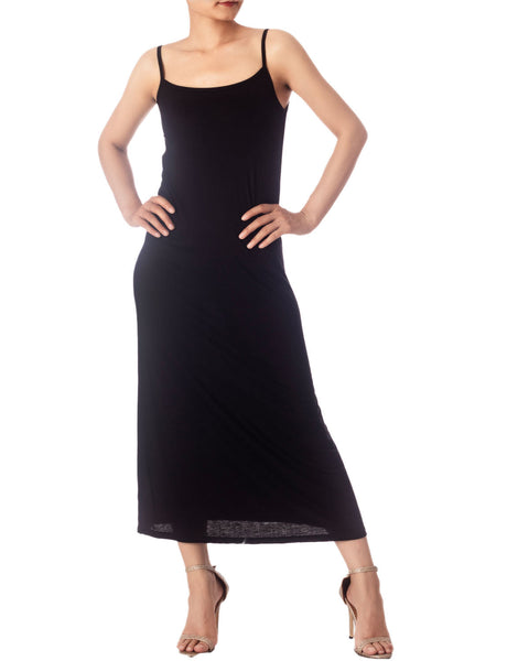 Women's Modal Cozy Long Sleeveless Spaghetti Strap Full Slip