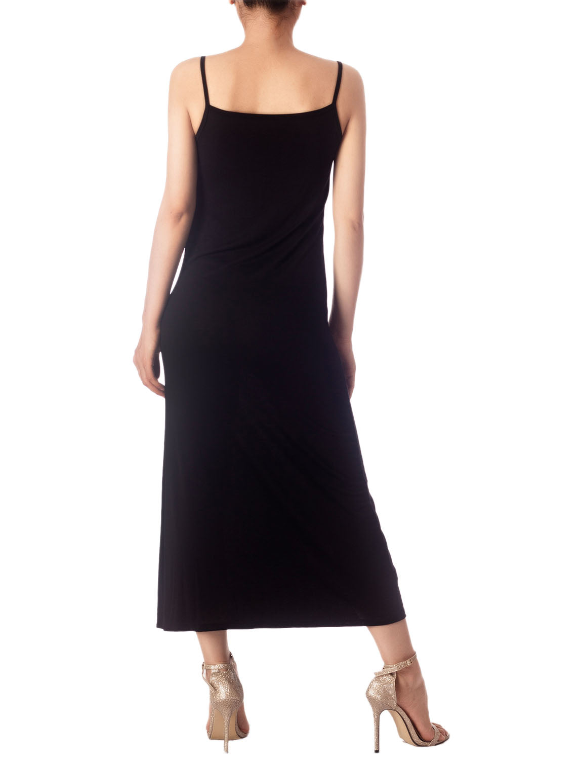Women's Modal Cozy Long Sleeveless Spaghetti Strap Full Slip