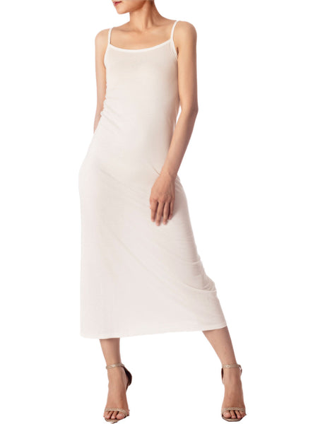 Women's Modal Cozy Long Sleeveless Spaghetti Strap Full Slip