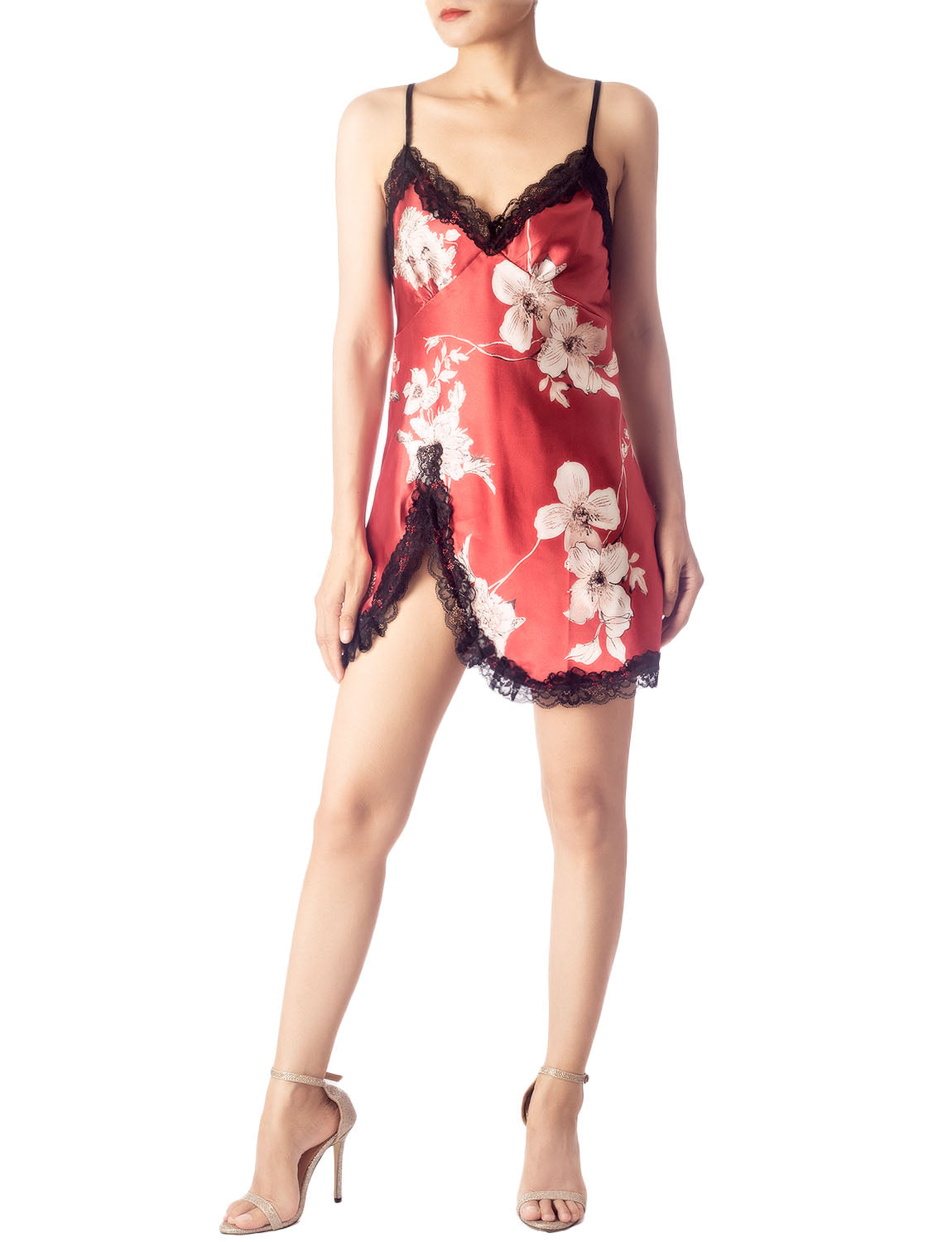 Women's Lace Adjustable Spaghetti Straps Babydoll Lingerie Nighties