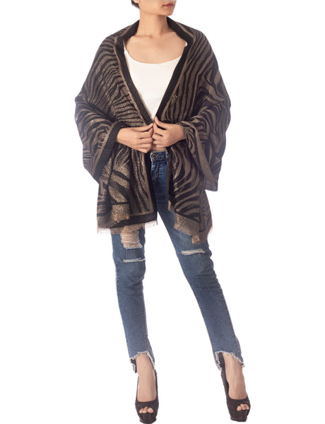 Women's Warm Elegant Leapard Print Oversized Large Wrap Scarf