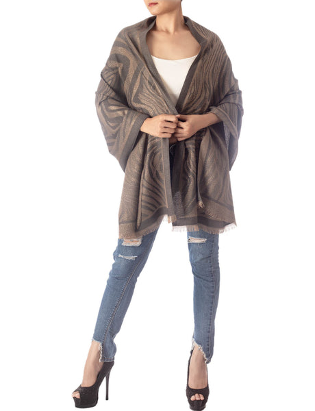 Women's Warm Elegant Leapard Print Oversized Large Wrap Scarf