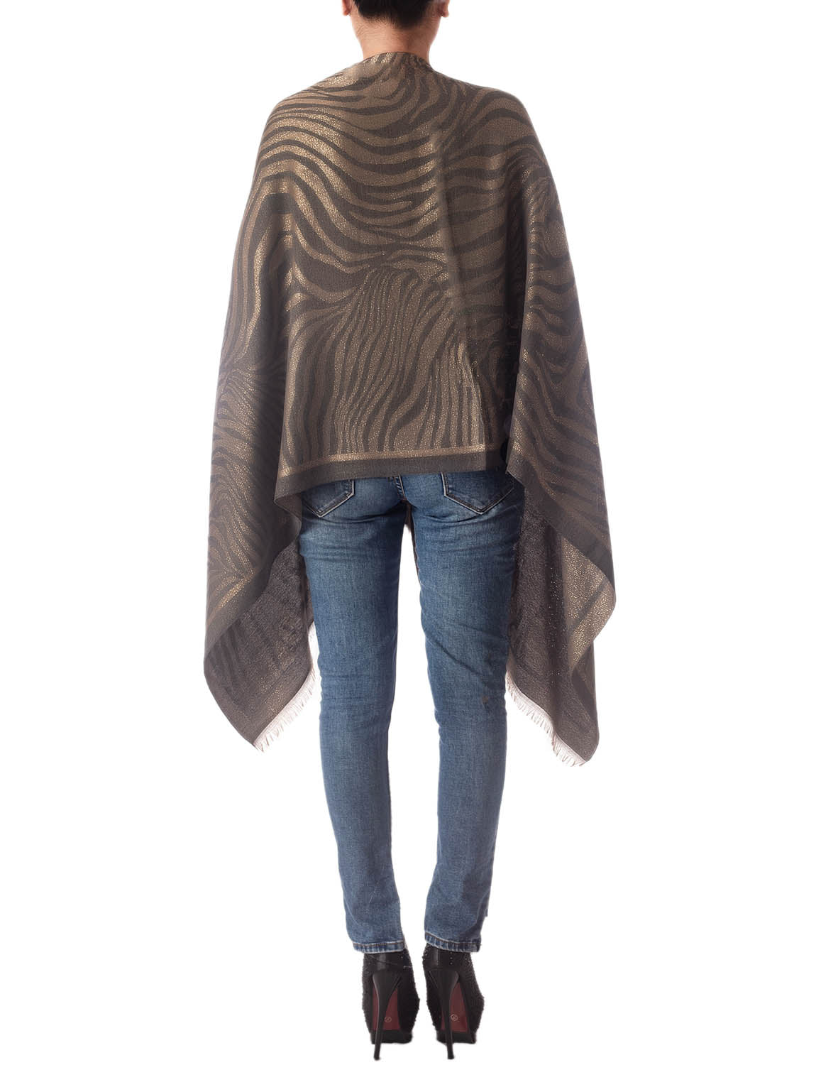 Women's Warm Elegant Leapard Print Oversized Large Wrap Scarf