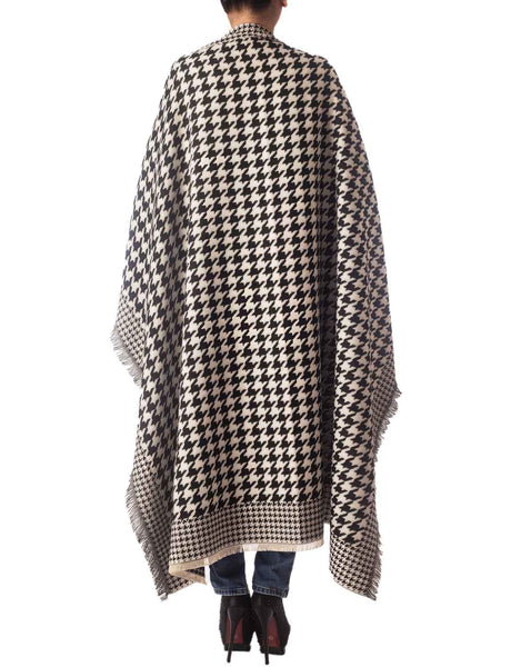 Women's Warm Fringe Tassel Animal Print Oversized Large Wrap Scarf