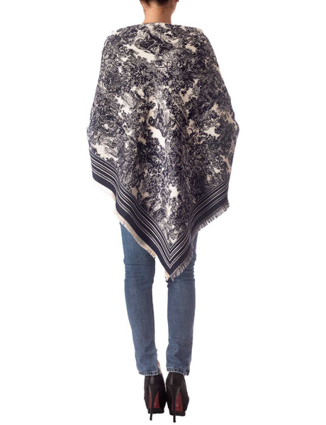 Women's Warm Fringe Tassel Animal Print Oversized Large Wrap Scarf