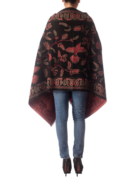 Women's Fringe Tassel Animal Print Warm Oversized Large Wrap Scarf