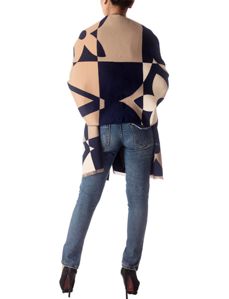 Women's Fringe Tassel Warm Oversized Large Checkered Wrap Scarf