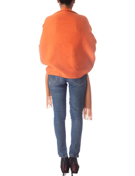 Women's Fringe Tassel Warm Oversized Large Plain Pattern Wrap Scarf