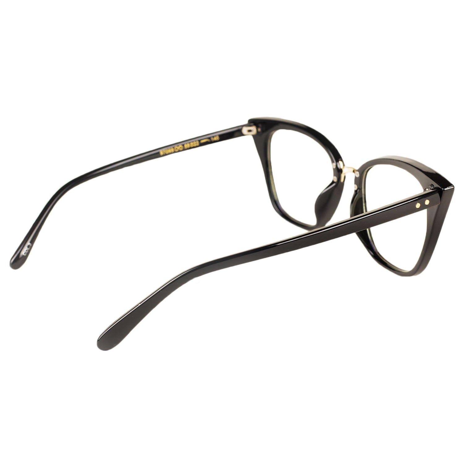 Women's Retro Cat-eye Eyewear Black Leopard Clear Fashion Lens Eyeglasses