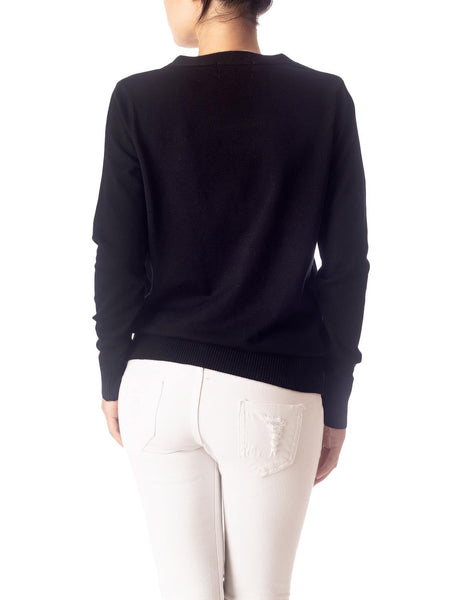 Women's Fashion Button V-neck Ladys Sweater Lightweight Cardigan
