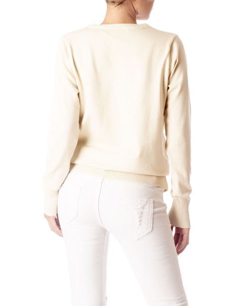 Women's Fashion Button V-neck Ladys Sweater Lightweight Cardigan