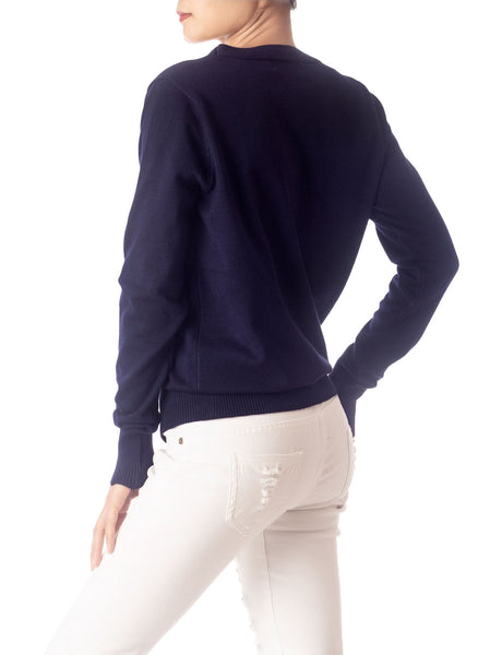Women's Fashion Button V-neck Ladys Sweater Lightweight Cardigan