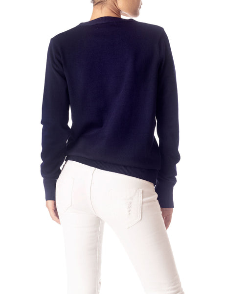 Women's Fashion Button V-neck Ladys Sweater Lightweight Cardigan