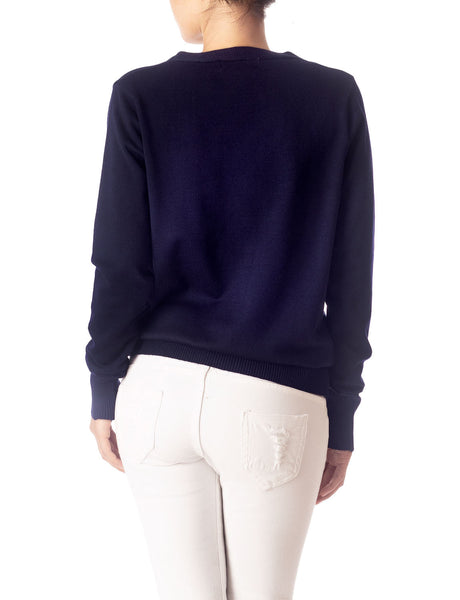 Women's Fashion Button V-neck Ladys Sweater Lightweight Cardigan