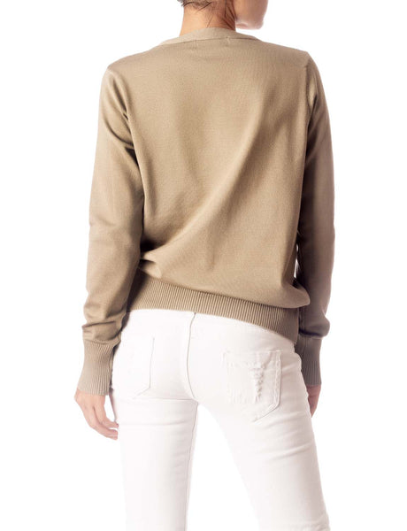 Women's Fashion Button V-neck Ladys Sweater Lightweight Cardigan