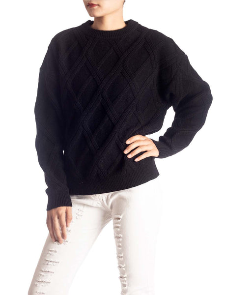 Women's Cozy Casual Top Long Sleeve Cable Knitted Pullover Sweater