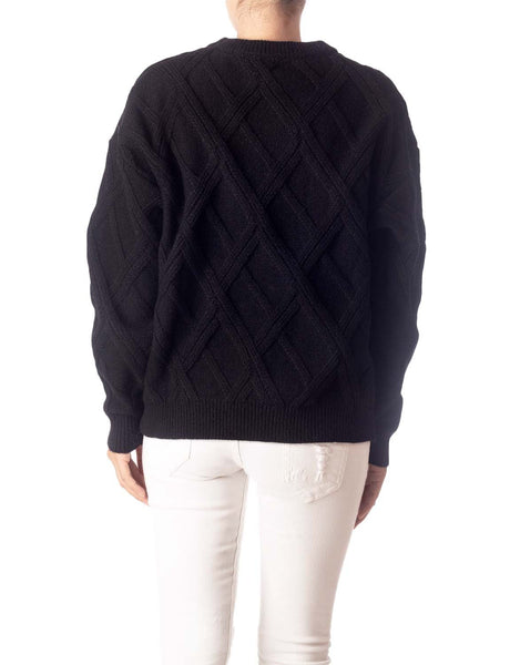 Women's Cozy Casual Top Long Sleeve Cable Knitted Pullover Sweater