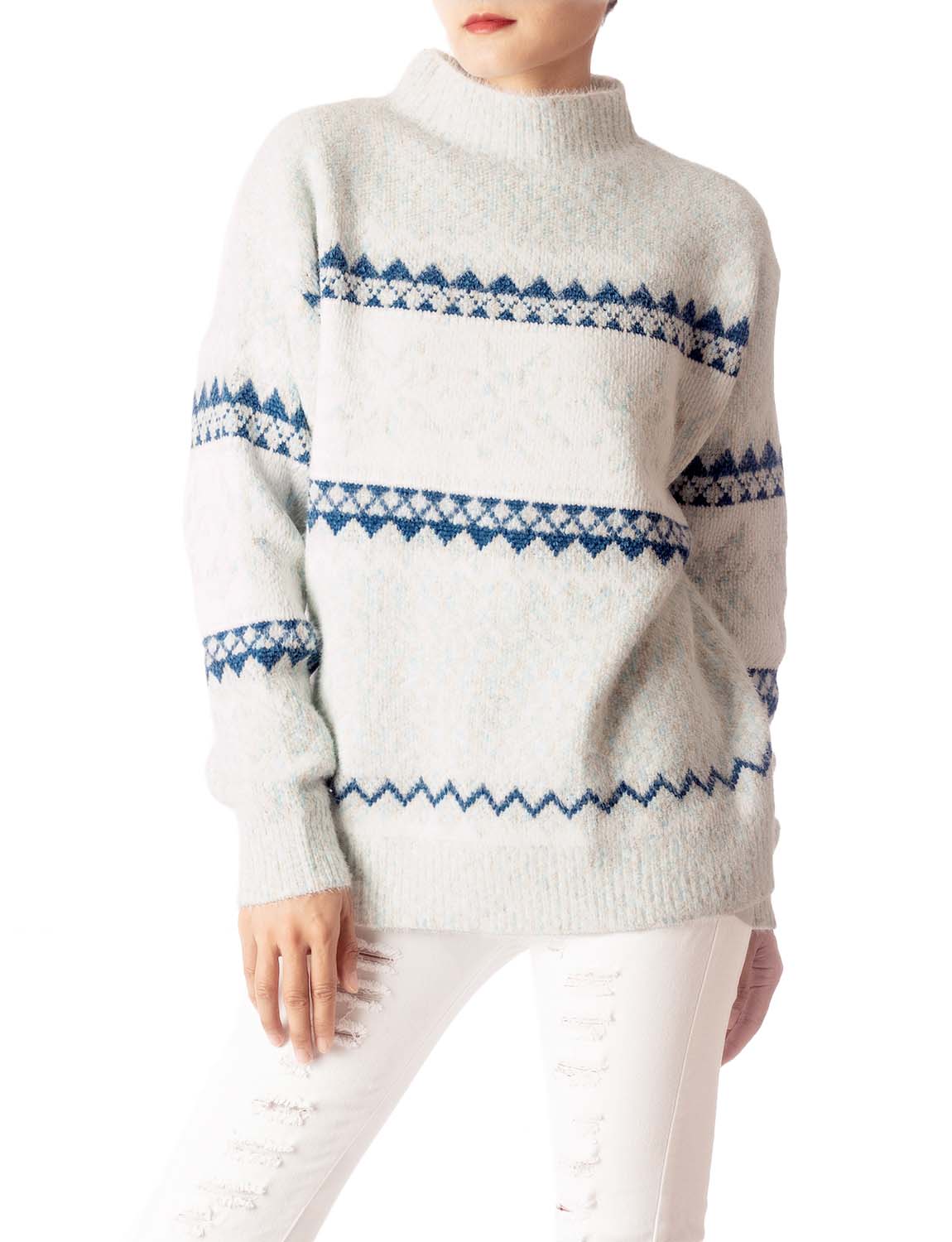 Women's Cozy Casual Lightweight Top Long Sleeve Soft Pullover Sweater