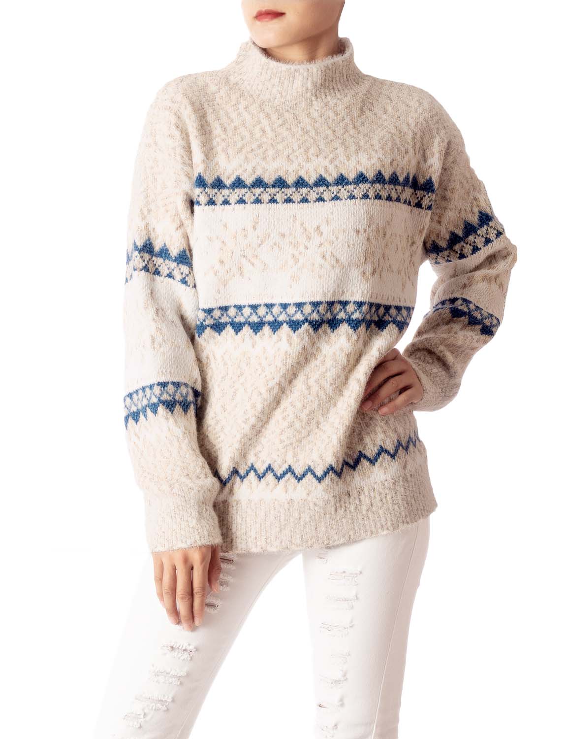 Women's Cozy Casual Lightweight Top Long Sleeve Soft Pullover Sweater