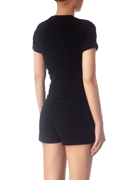 Women's Slim Fit Stretchy Thick Cotton Comfort Short Sleeves T-shirt