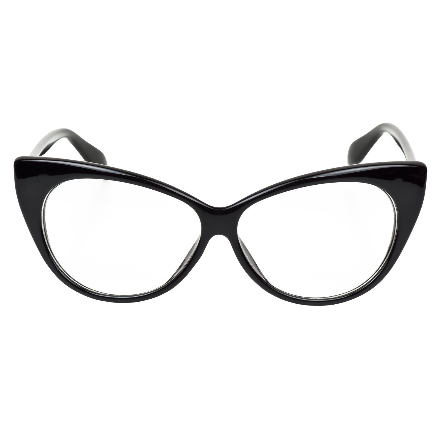 Women's Cateye Vintage Plastic Frame Retro Fashion Clear Lens Eyeglasses