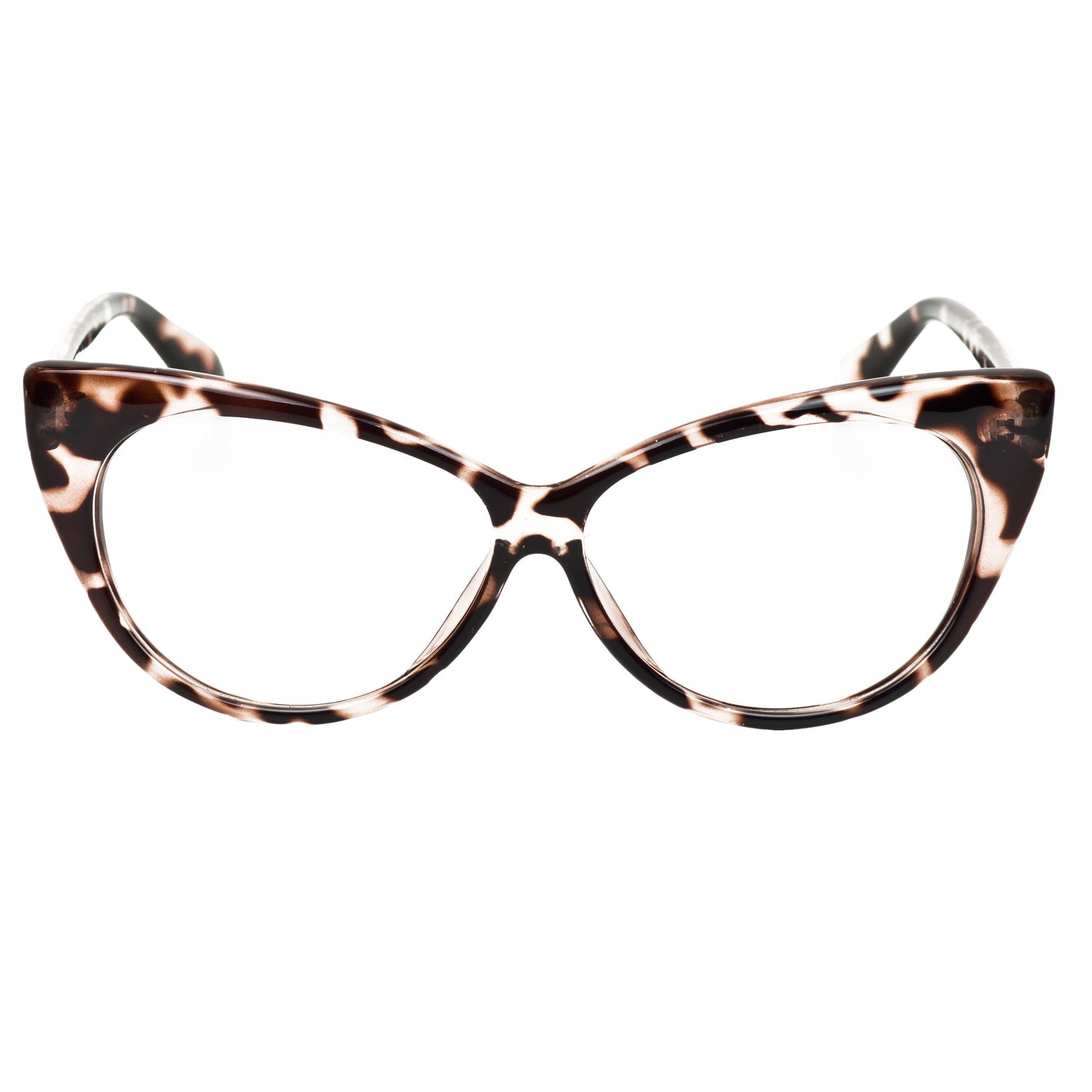 Women's Cateye Vintage Plastic Frame Retro Fashion Clear Lens Eyeglasses