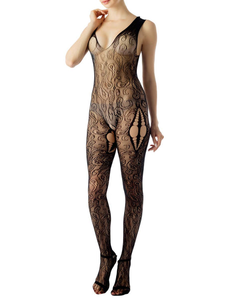 Women's Stretchy Fishnet Sexy Lace Body Stockings Seductive Hot Lingerie