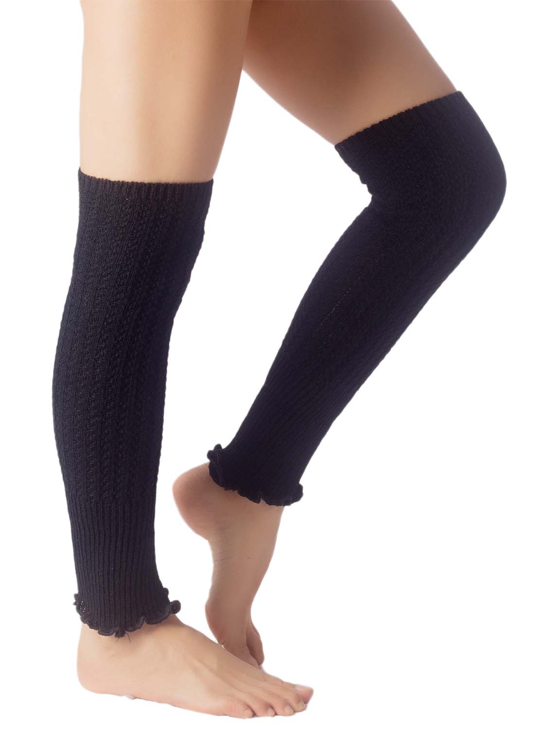 Women's Ballet Dancer Running Aerobics Costume Stretch Leg Warmer