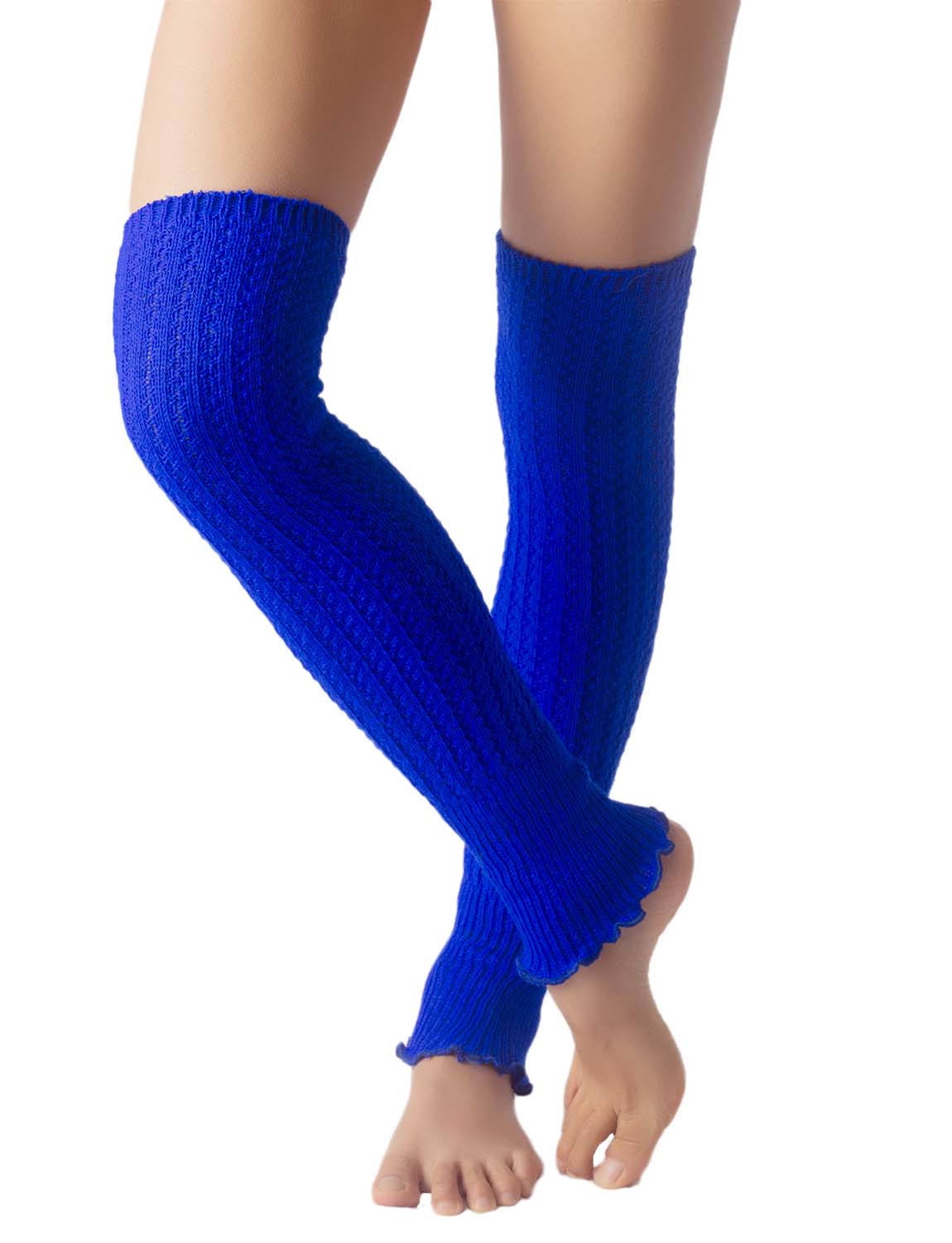 Women's Ballet Dancer Running Aerobics Costume Stretch Leg Warmer