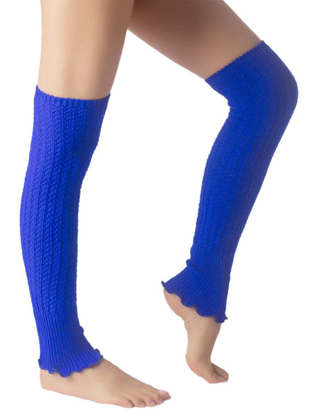 Women's Ballet Dancer Running Aerobics Costume Stretch Leg Warmer