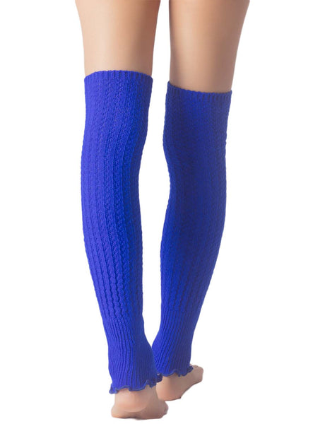 Women's Ballet Dancer Running Aerobics Costume Stretch Leg Warmer