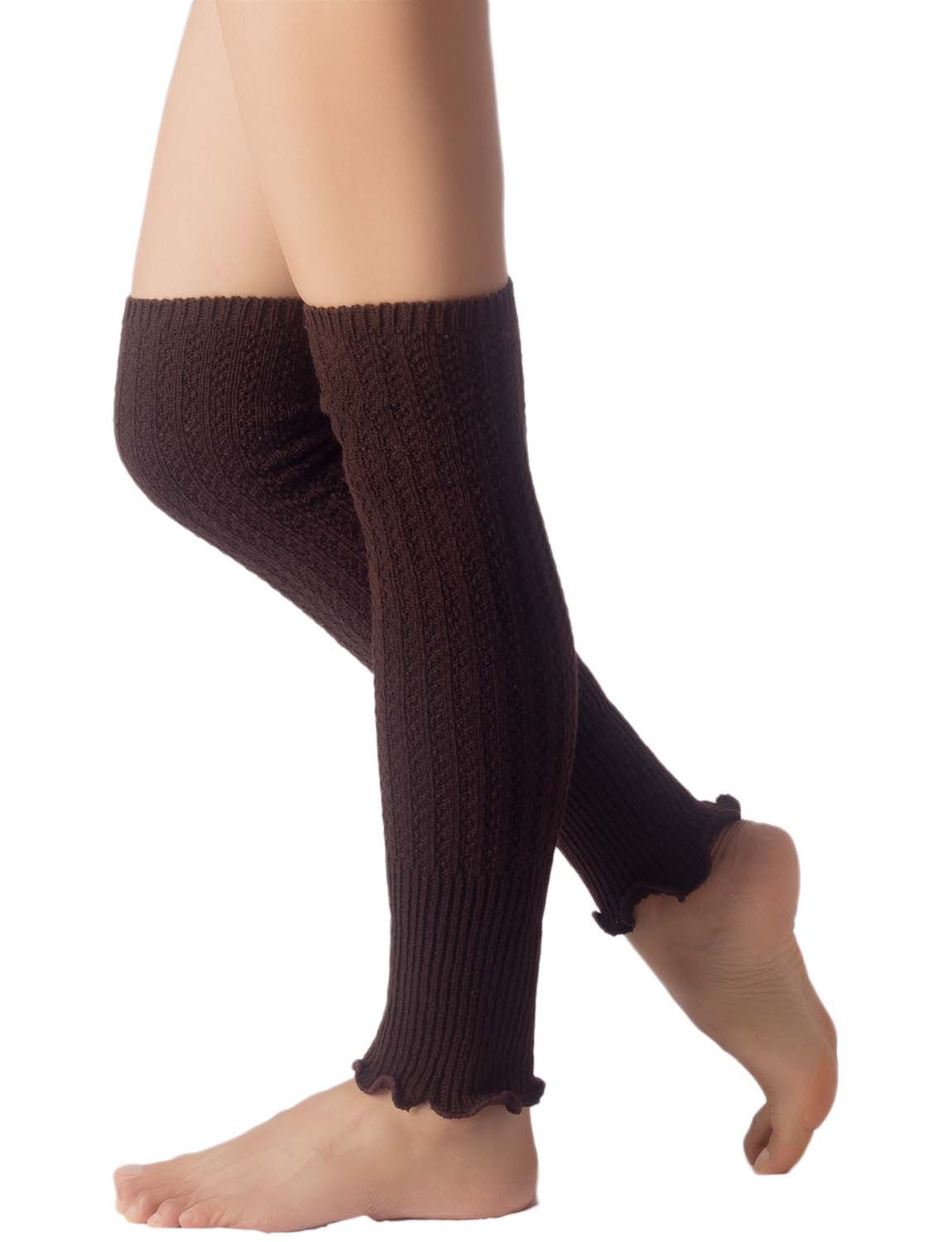 Women's Ballet Dancer Running Aerobics Costume Stretch Leg Warmer