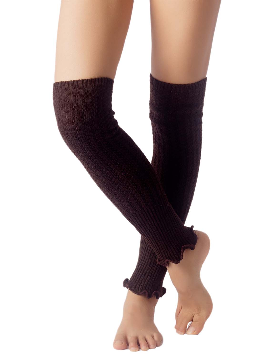 Women's Ballet Dancer Running Aerobics Costume Stretch Leg Warmer