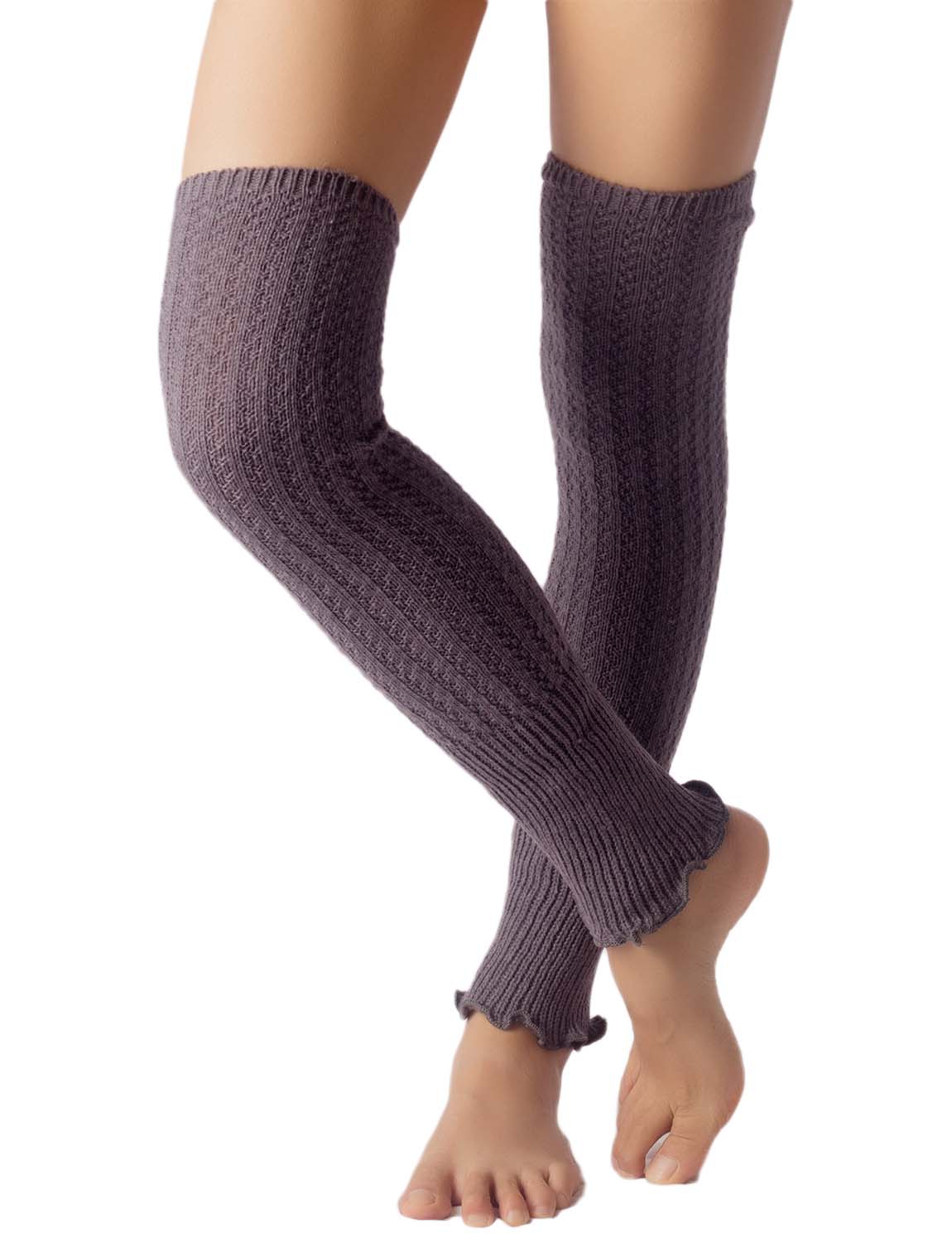 Women's Ballet Dancer Running Aerobics Costume Stretch Leg Warmer